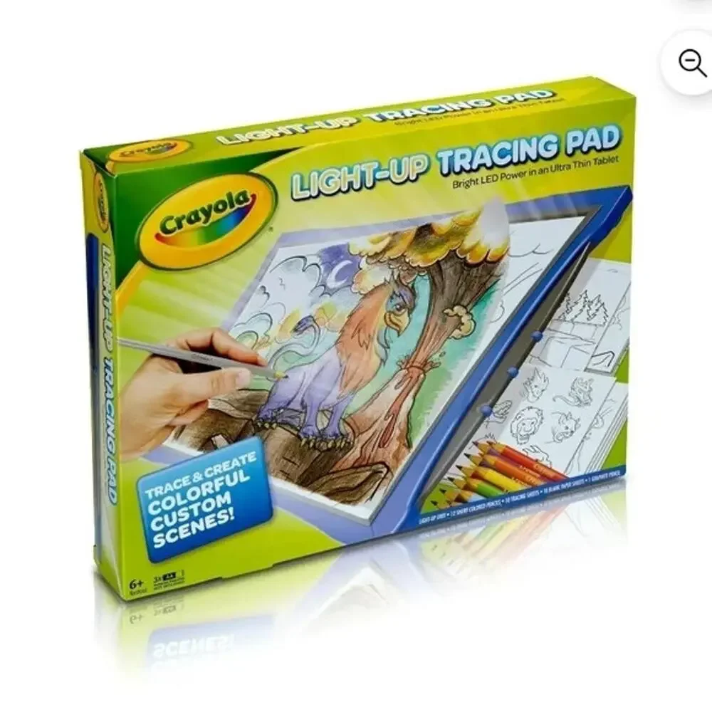 Crayola Light-Up Tracing Pad, Blue, Colored Pencils, Arts & Craft Supplies, Art